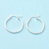 925 Sterling Silver Hoop Earrings STER-P047-13C-S-2