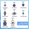 Evil Eye Jewelry Making Finding Kit FIND-PH0008-04-2