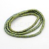 Grade A Electroplate Non-magnetic Synthetic Hematite Heishi Beads Strands G-M045-3mm-12-2