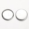 Tarnish Resistant 304 Stainless Steel Plain Edge Bezel Cups STAS-M226-03A-2