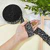 10 Yards Nylon Tiger Skin Jacquard Elastic Wide Band OCOR-HS0001-01A-3