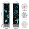 Polyester Wall Hanging Tapestry AJEW-WH0399-052-3