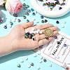 200Pcs 2 Colors ABS Plastic Beads KY-FS0001-42C-7