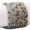 Natural Blue Calcite Beads Strands G-E576-09F-2
