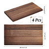 Unfinished Wooden Blank Slices WOOD-WH0029-45-2