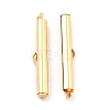 304 Stainless Steel Slide On End Clasp Tubes LS-X-STAS-C044-08D-G-1