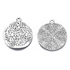 Tibetan Style Alloy Pendants TIBEP-N008-129-2