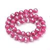 Natural Mashan Jade Beads Strands G-G833-8mm-15-2