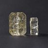Transparent Spray Painted Glass Beads GLAA-I050-08-5