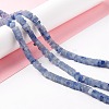 Dyed & Heated Natural Blue Aventurine Beads Strands G-K326-03B-2