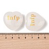 Natural Quartz Crystal Heart Engraving MBTI Figurines Statues for Home Office Desk Decorations G-K353-05H-3