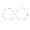 316 Surgical Stainless Steel Hoop Earrings Findings STAS-D183-02P-03-1