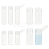 BENECREAT 10Pcs 3 Styles PE Plastic Empty Refillable Flip Cap Bottles MRMJ-BC0003-41-1