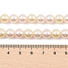 Baking Painted Pearlized Glass Pearl Round Bead Strands PEAR-H019-02C-07-2