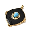 304 Stainless Steel Enamel Pendants SA-CBAFCBF-03G-2