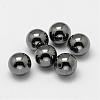 Non-magnetic Synthetic Hematite Beads G-P162-02-10mm-1