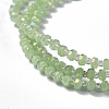 Electroplate Glass Beads Strands EGLA-J147-A-FR01-3