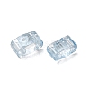 2-Hole Transparent Glass Seed Beads SEED-S023-30B-29-2