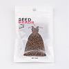 Dark Goldenrod 11/0 Grade A Electroplated Glass Seed Beads X-SEED-Q008-F601-3
