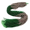 Transparent Gradient Color Glass Beads Strands GLAA-H021-01A-44-2
