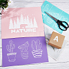 Self-Adhesive Silk Screen Printing Stencil DIY-WH0173-021-X-4
