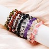Chip Gemstone Stretch Beaded Bracelets for Kids BJEW-JB06305-1