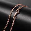 Brass Necklaces X-MAK-K003-05RG-1