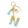 Transparent Epoxy Resin Pendant Keychains KEYC-FS00022-14-1