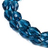 Transparent Glass Beads Strands EGLA-N013-T10mm-D25-3