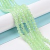 Electroplate Glass Beads Strands LS-EGLA-A034-J4mm-L04-4