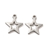 Non-Tarnish 304 Stainless Steel Charms X-STAS-M089-57P-1