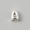 925 Sterling Silver Hollow Initial Beads STER-TAC0010-01S-A-1