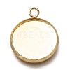 304 Stainless Steel Pendant Cabochon Settings X-STAS-Z030-01B-G-1
