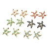 Starfish 304 Stainless Steel Enamel Stud Earrings SA-CBA46AF-23G-4