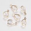 Glass Rhinestone Pendants IFIN-F144-24G-1