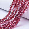 Electroplate Glass Beads Strands EGLA-A034-T10mm-A06-1