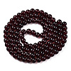 Baking Paint Imitation Jade Glass Round Bead Strands X1-DGLA-Q021-8mm-48-3