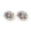 Multi-Petal Brass Bead Caps KK-I669-14P-2