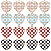 SUNNYCLUE 40Pcs 4 Colors Alloy Enamel Pendants ENAM-SC0004-34-1