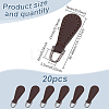 20Pcs PU Leather Zipper Puller FIND-GO0002-93-2