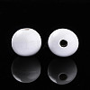 Painted Natural Wood Beads WOOD-A018-16mm-19-2