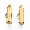 304 Stainless Steel Slide On End Clasp Tubes STAS-S115-01D-G-3