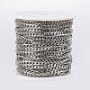 Tarnish Resistant 304 Stainless Steel Cuban Link Chains CHS-H009-33P-2