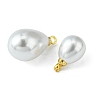 8Pcs 4 Styles ABS Plastic Imitation Pearl Charms KK-YW0001-54-2