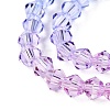 Gradient Color Baking Paint Glass Bead Strands X1-DGLA-A039-T2mm-A019-3