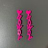 Word HOWDY Acrylic Dangle Stud Earrings FS-WGBB6AA-02-1