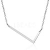 201 Stainless Steel Initial Pendants Necklaces NJEW-S069-JN003D-L-1