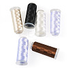 6Rolls 6 Colors Velour Yarn AJEW-TA0002-70C-2