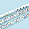 Brass Rhinestone Strass Chains CHC-T001-SS24-02S-1
