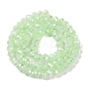 Baking Electroplate Glass Beads Strands DGLA-A039-J10mm-B10-2